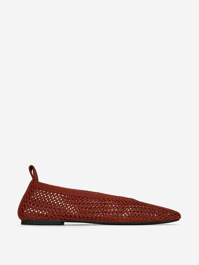 Arket Knitted ballerina flats at Collagerie