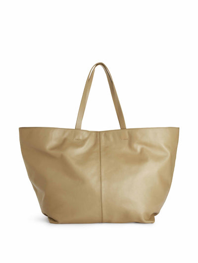 Arket Leather tote bag at Collagerie