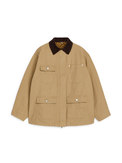 Arket Lined canvas jacket at Collagerie