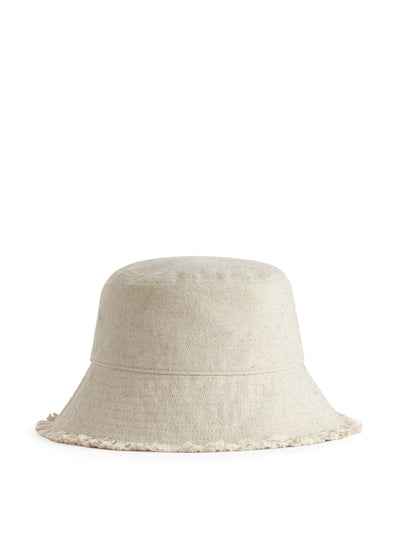 Arket Linen blend bucket hat at Collagerie