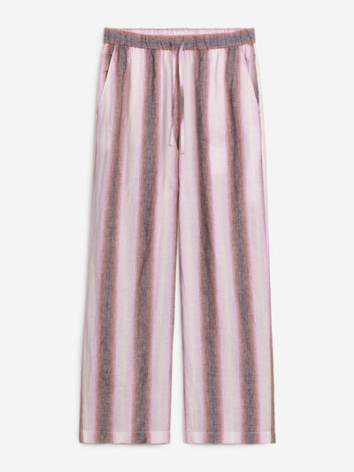 Arket Linen drawstring trousers at Collagerie