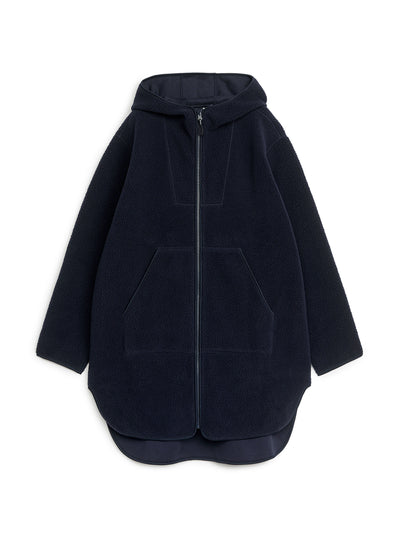 Arket Long fleece jacket at Collagerie