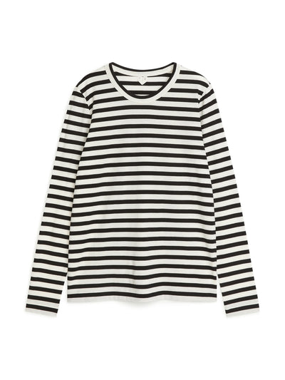 Arket Striped long sleeved t-shirt at Collagerie