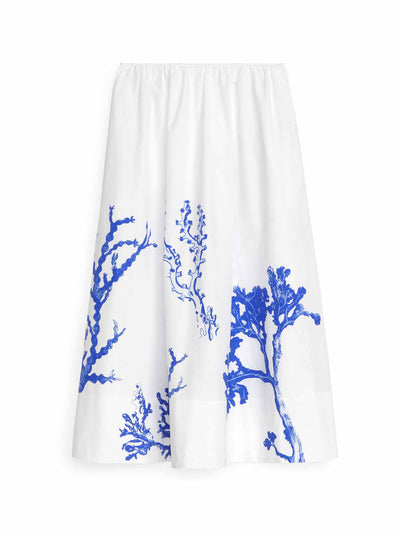 Arket Midi cotton skirt at Collagerie