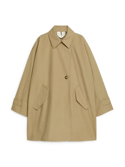 Arket Oversized cotton coat at Collagerie