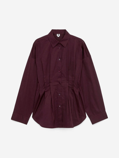 Arket Pleated blouse at Collagerie