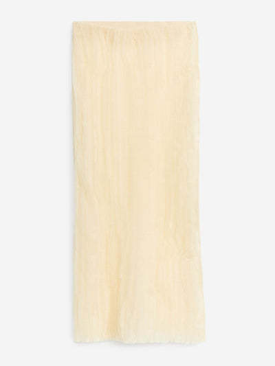 Arket Pleated knit skirt at Collagerie