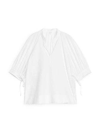 Arket Puff-sleeve blouse at Collagerie