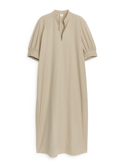 Arket Puff-sleeve maxi dress at Collagerie