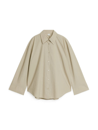 Arket Relaxed poplin shirt at Collagerie