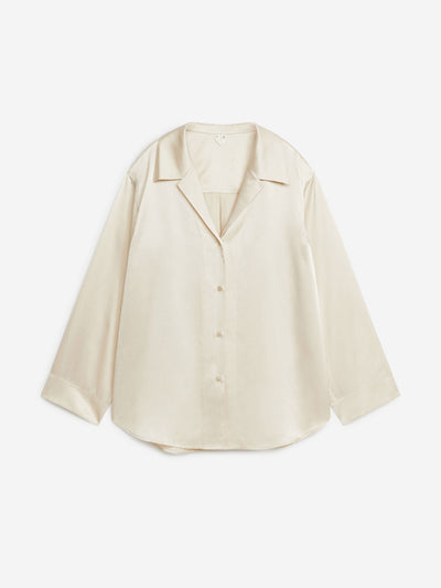 Arket Relaxed silk shirt at Collagerie