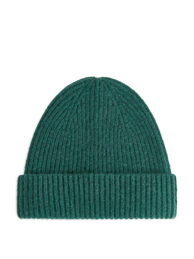 Arket Rib-knit wool beanie at Collagerie