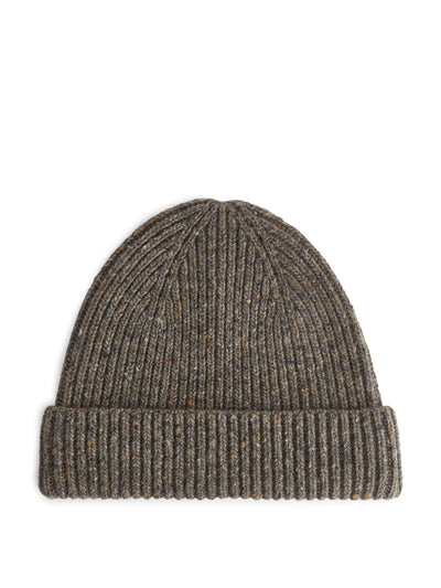 Arket Rib-knit wool beanie at Collagerie