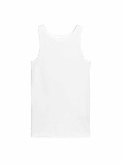 Arket White tank top at Collagerie