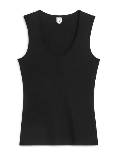 Arket Rib tank top at Collagerie