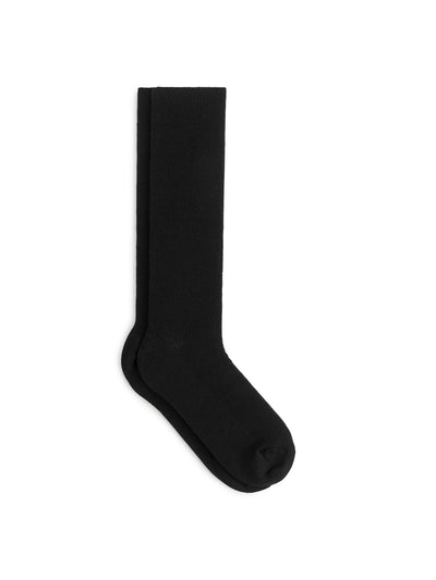 Arket Ribbed wool-blend socks at Collagerie