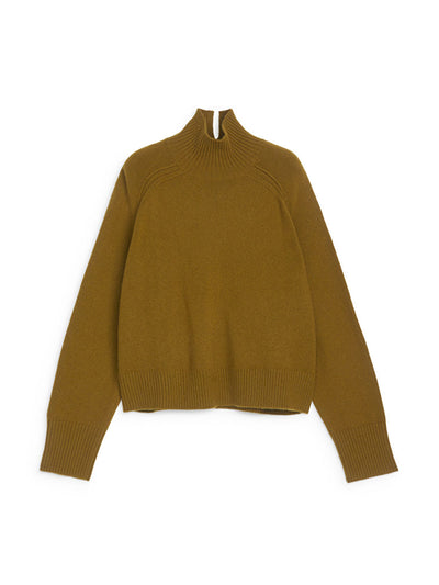 Arket Roll-neck wool jumper at Collagerie