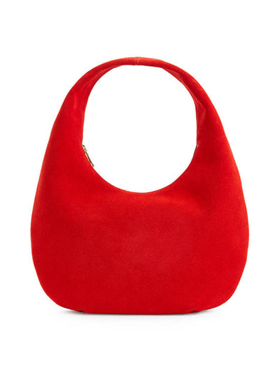Arket Rounded suede bag at Collagerie
