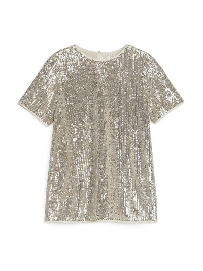 Arket Sequin dress at Collagerie
