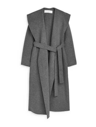 Arket Shawl-collar coat at Collagerie