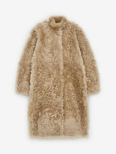 Arket Shearling coat at Collagerie