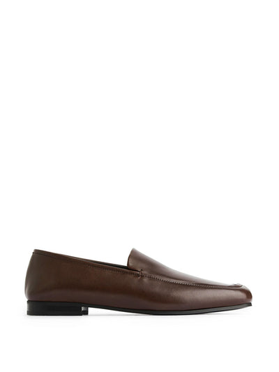 Arket Slim leather loafers at Collagerie