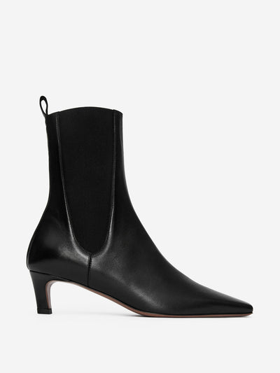 Arket Square-toe ankle boots at Collagerie