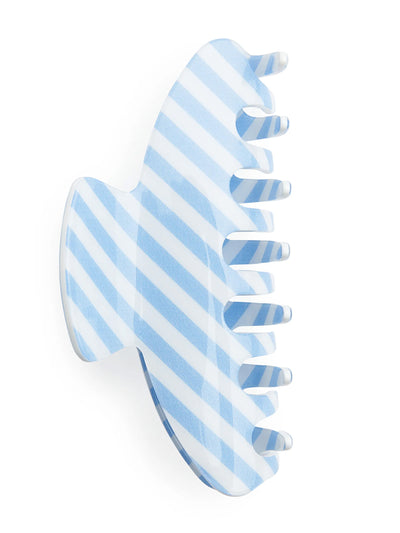 Arket Blue striped claw clip at Collagerie