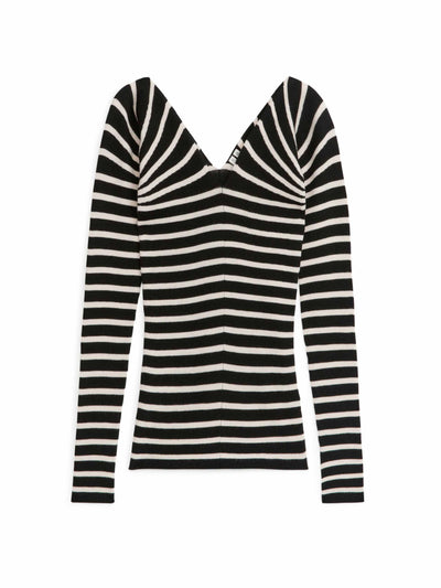 Arket Sunray stripe jumper at Collagerie