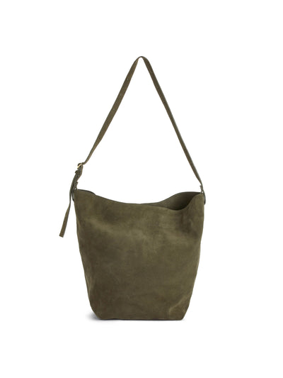 Arket Suede tote bag at Collagerie