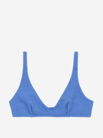 Arket Textured bikini top at Collagerie
