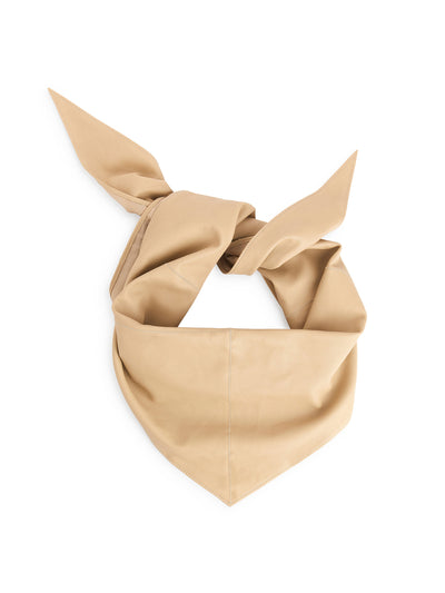 Arket Triangle leather scarf at Collagerie