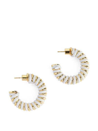 Arket Twisted hoop earrings at Collagerie