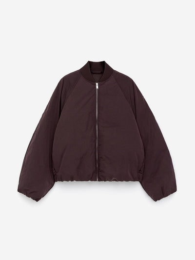 Arket Upcycled down cropped jacket at Collagerie