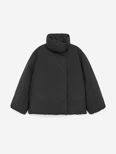 Arket Upcycled down high-collar jacket at Collagerie