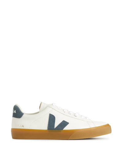 Veja Campo trainers in white and denim at Collagerie