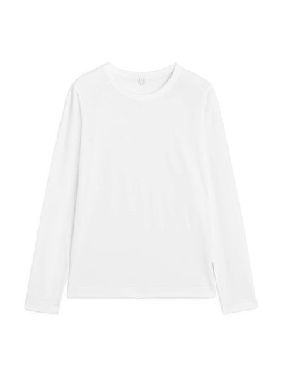 Arket White long-sleeved t-shirt at Collagerie