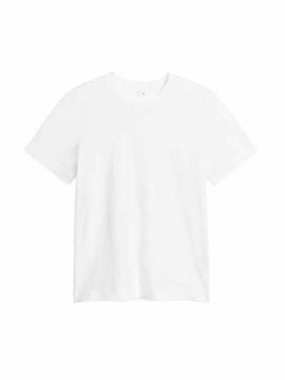 Arket Crew-neck white t-shirt at Collagerie