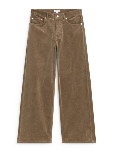 Arket Wide corduroy trousers at Collagerie