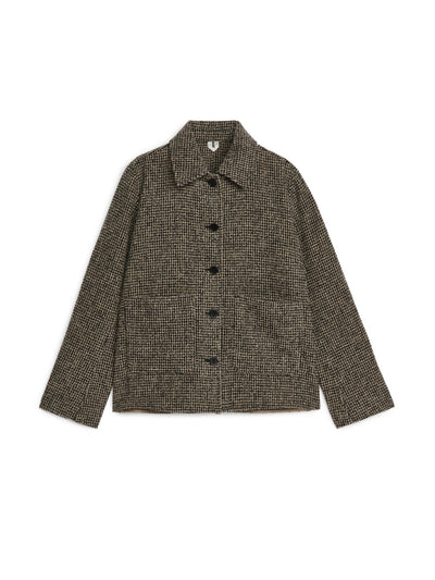 Arket Wool blend overshirt at Collagerie