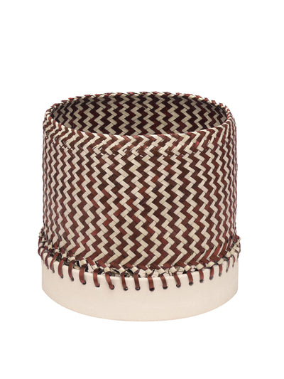 Stilleben Zig zag brown basket at Collagerie