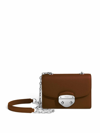 Asprey Morgan small handbag in soft grain leather at Collagerie