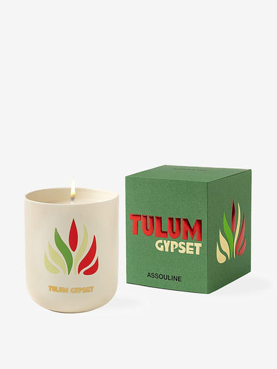 Assouline Tulum Gypset candle at Collagerie