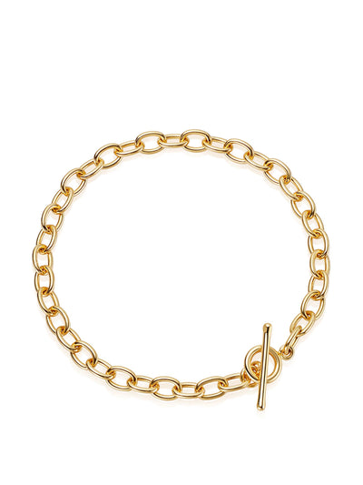 Astley Clarke Gold biography T-Bar bracelet at Collagerie