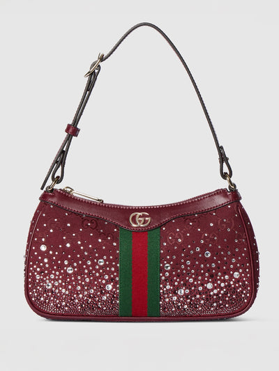 Gucci Ophidia crystals small shoulder bag at Collagerie
