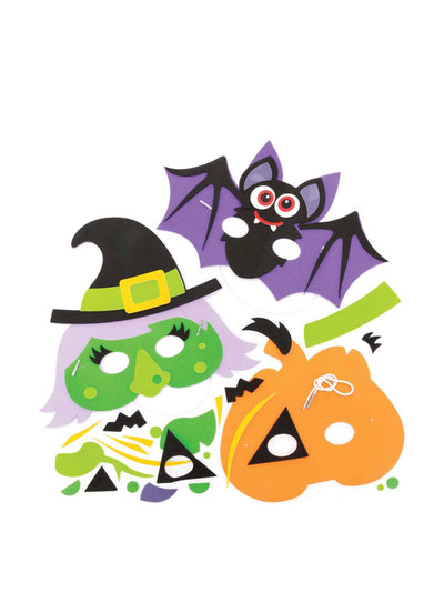 Baker Ross Halloween mask kits at Collagerie