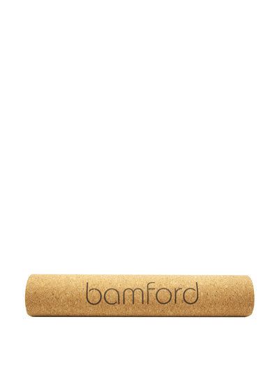 Bamford Cork brown yoga mat at Collagerie