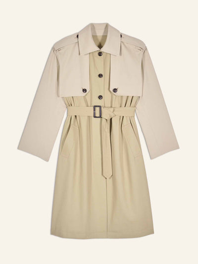 Ba&Sh Midi-length trench coat at Collagerie