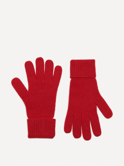 Ba&Sh Soft red gloves at Collagerie