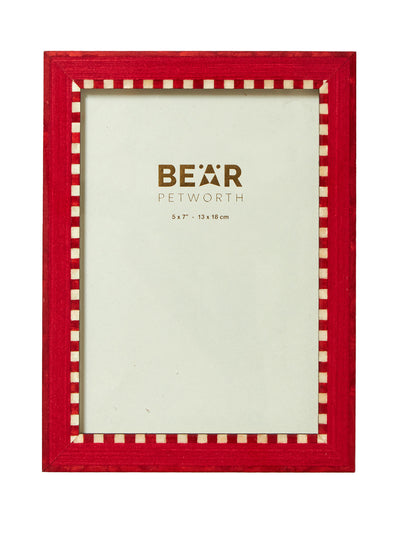 Bear Red Italian photo frame at Collagerie
